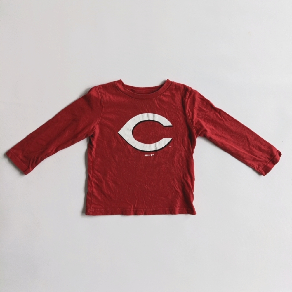 Genuine Merchandise Cincinnati Reds 3T Long Sleeve Crew Neck T-shirt